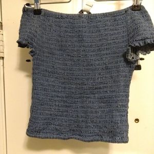 Streetwear Society blue US L crop top